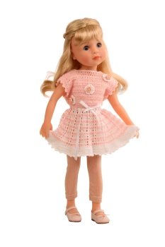 Schildkröt Stehpuppe Yella 46 cm blondeHaare  NEU 2025